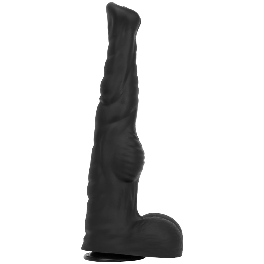 33.5 CM XXL Noir Silicone Gode Cheval