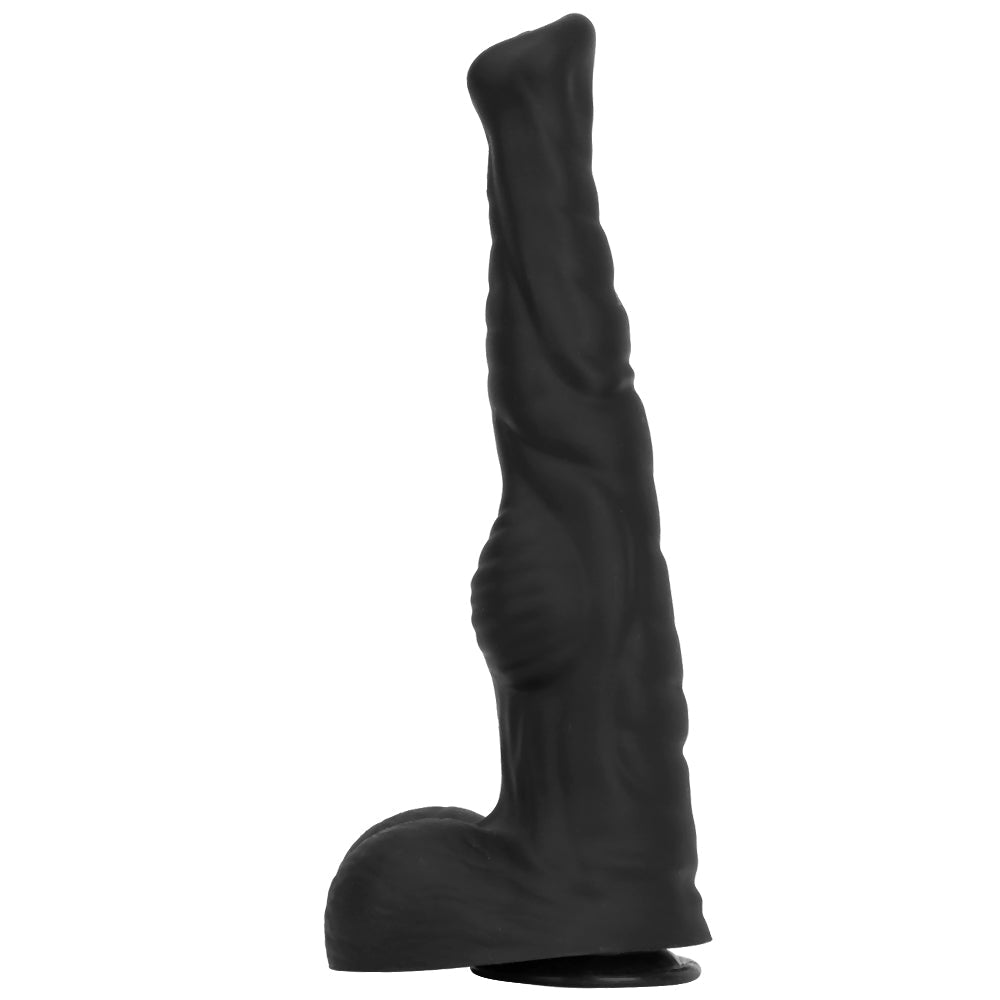 33.5 CM XXL Noir Silicone Gode Cheval