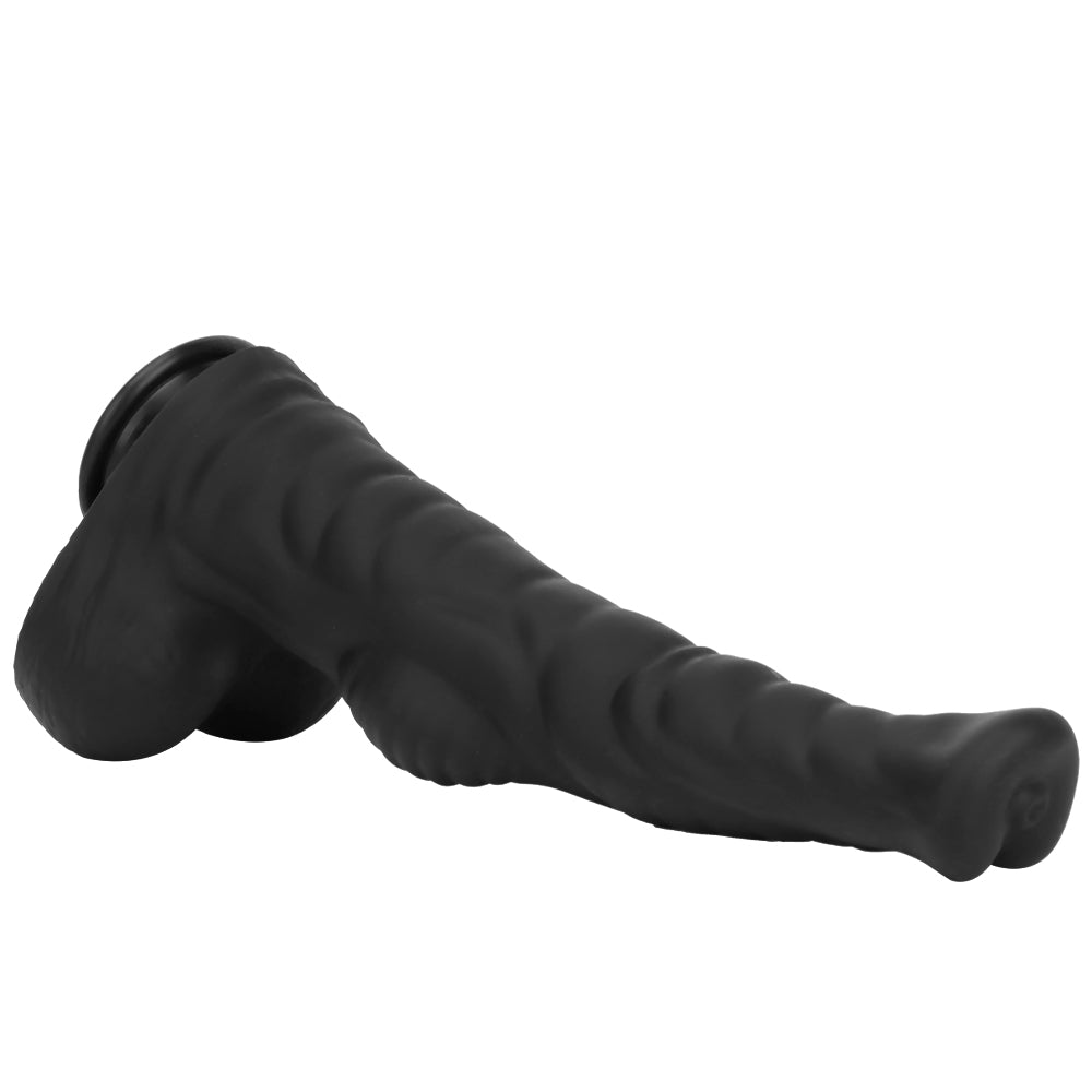 33.5 CM XXL Noir Silicone Gode Cheval
