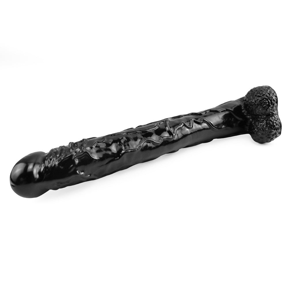 42 CM Long Noir Ventouse Gode Enorme