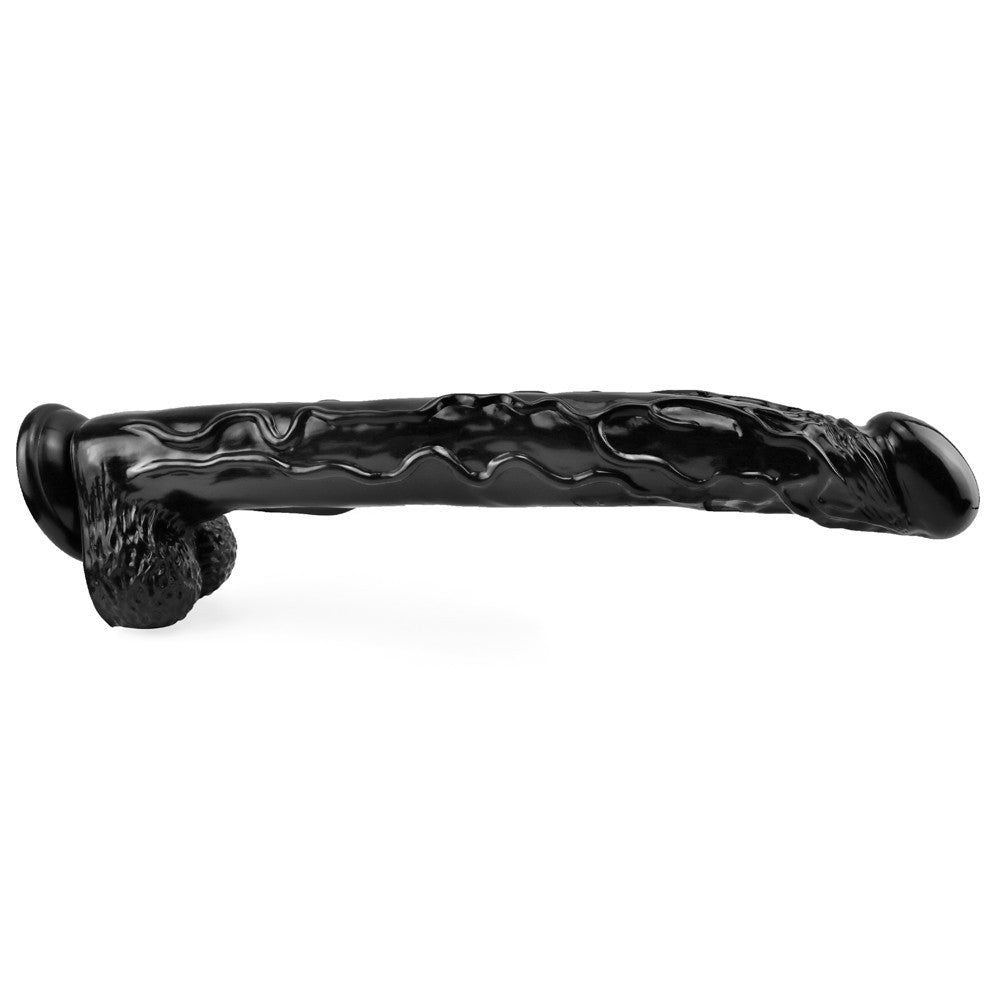 42 CM Long Noir Ventouse Gode Enorme