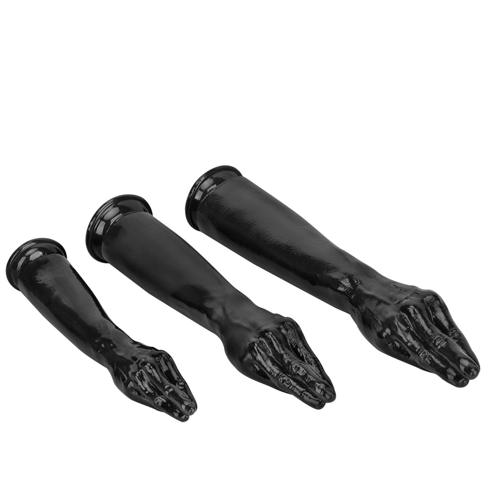 40.5 CM Noir Réaliste Extra Long Gode Fist