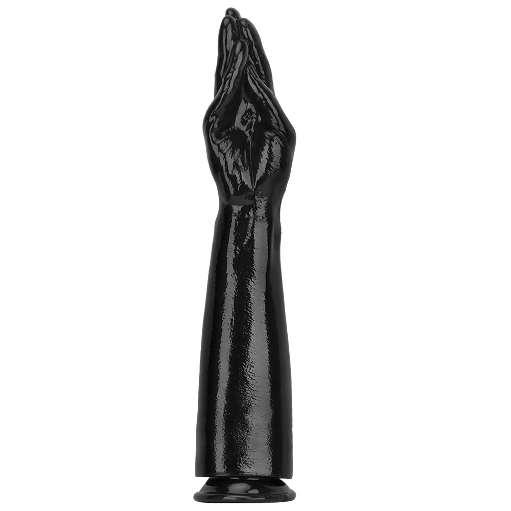 40.5 CM Noir Réaliste Extra Long Gode Fist