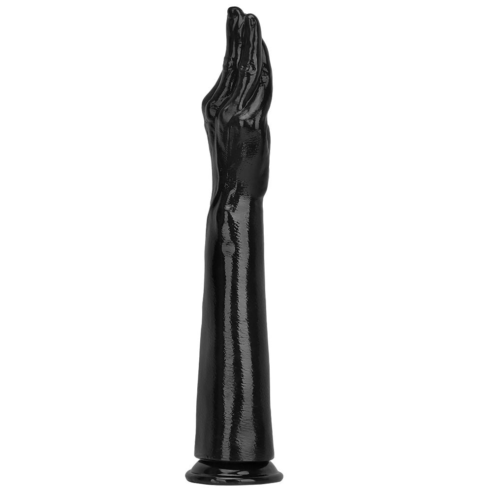40.5 CM Noir Réaliste Extra Long Gode Fist