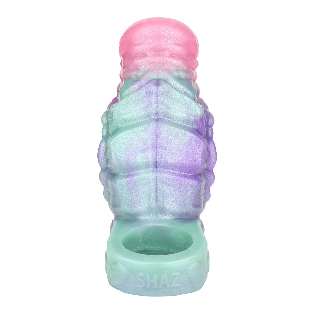Gaine à Pénis Texturée Fantasy Ouverte 12,3 cm