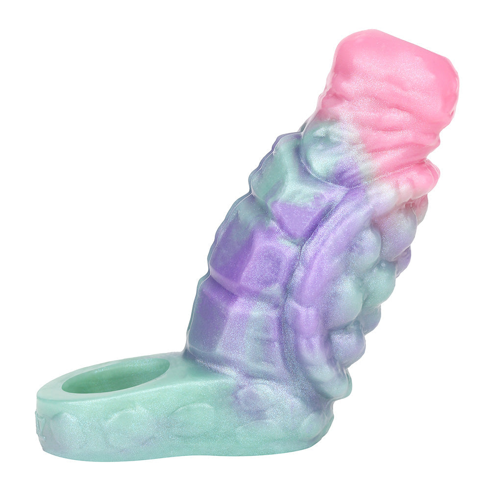Gaine à Pénis Texturée Fantasy Ouverte 12,3 cm