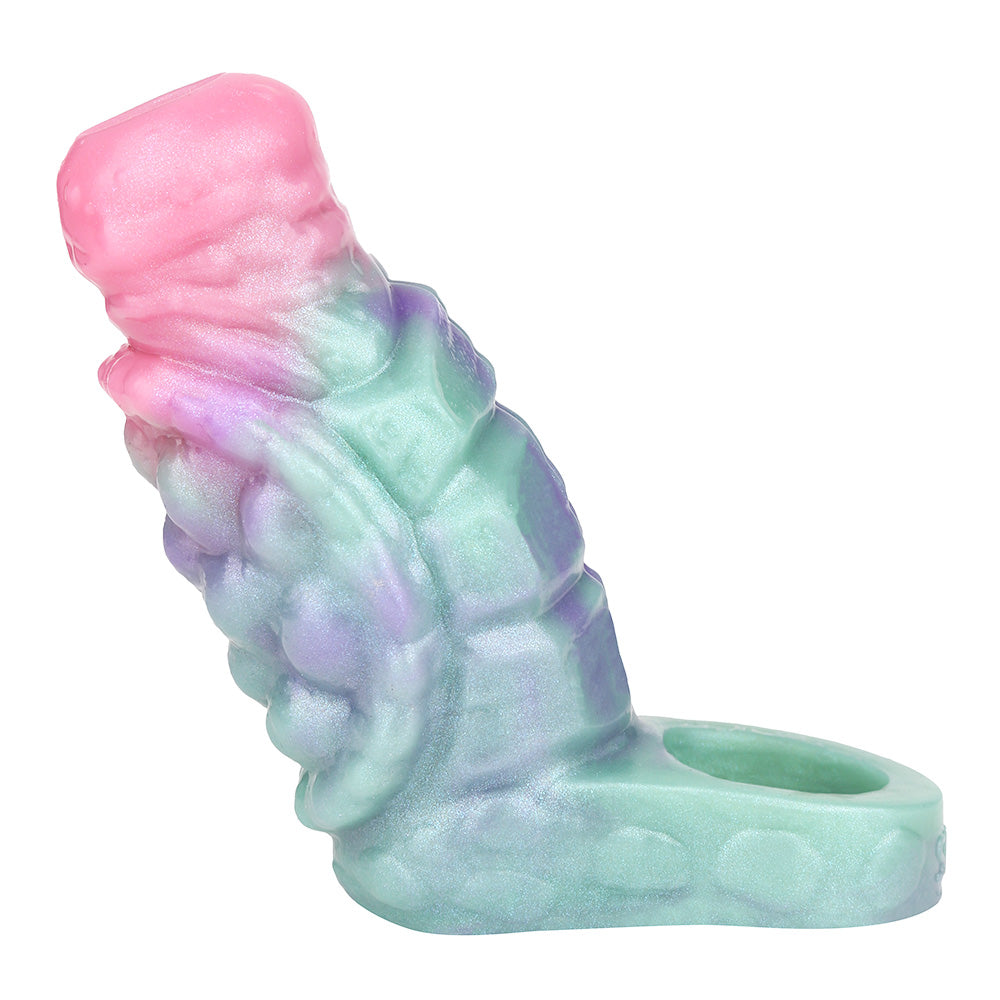 Gaine à Pénis Texturée Fantasy Ouverte 12,3 cm