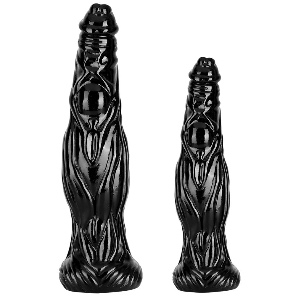 Gode XXL Dragon Noir 7,5 cm De Diamètre