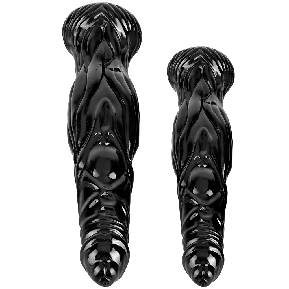 Gode XXL Dragon Noir 7,5 cm De Diamètre