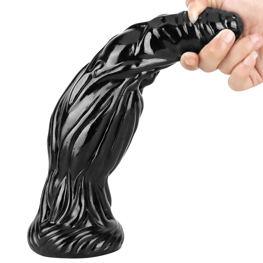 Gode XXL Dragon Noir 7,5 cm De Diamètre