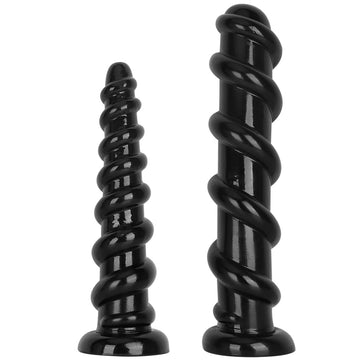 33.5 CM Noir Nervuré Ventouse Gode Gros