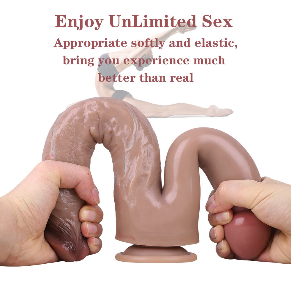 Gode Double Pénétration Réaliste 30 cm en Silicone