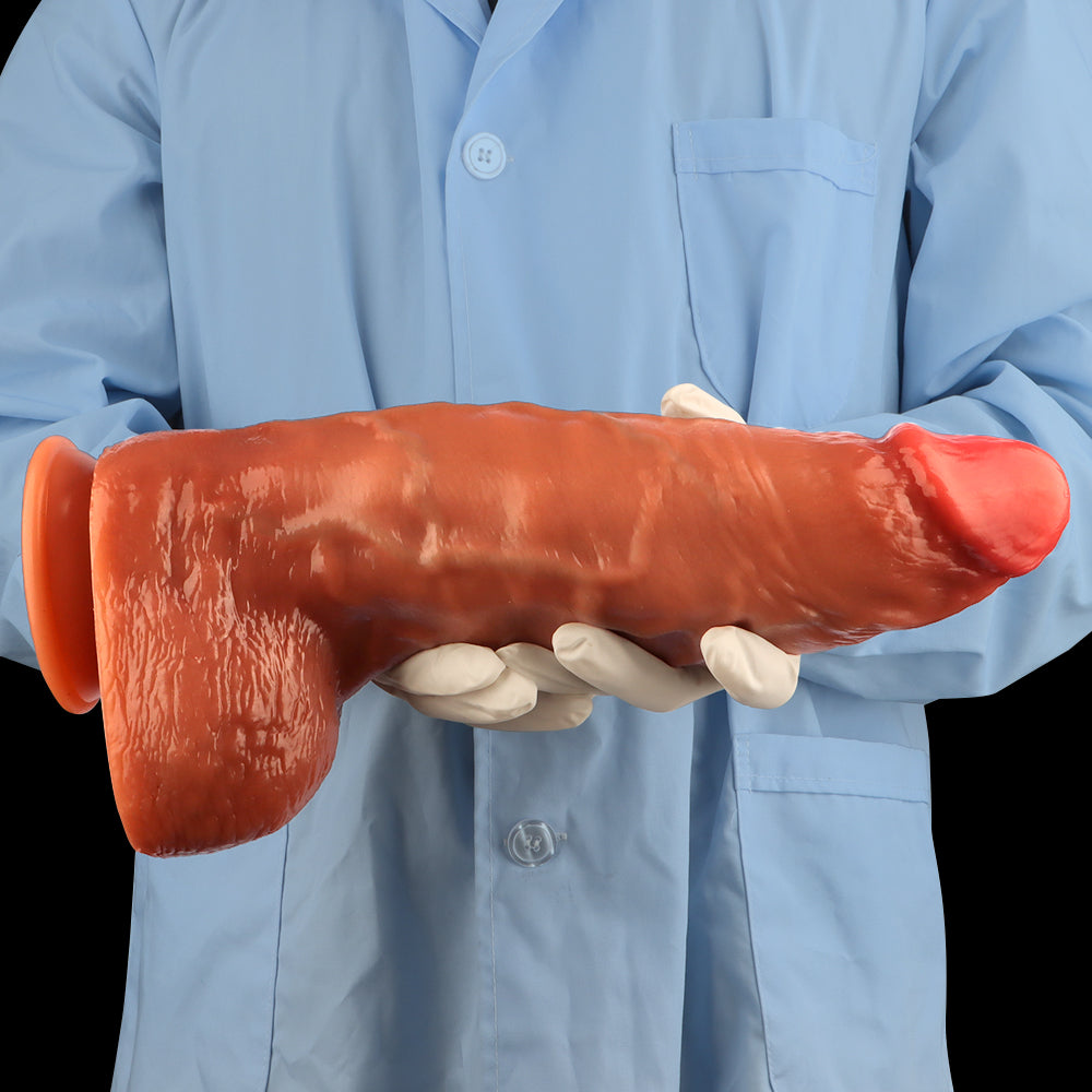 Gros Gode Réaliste épais en Silicone 33 cm