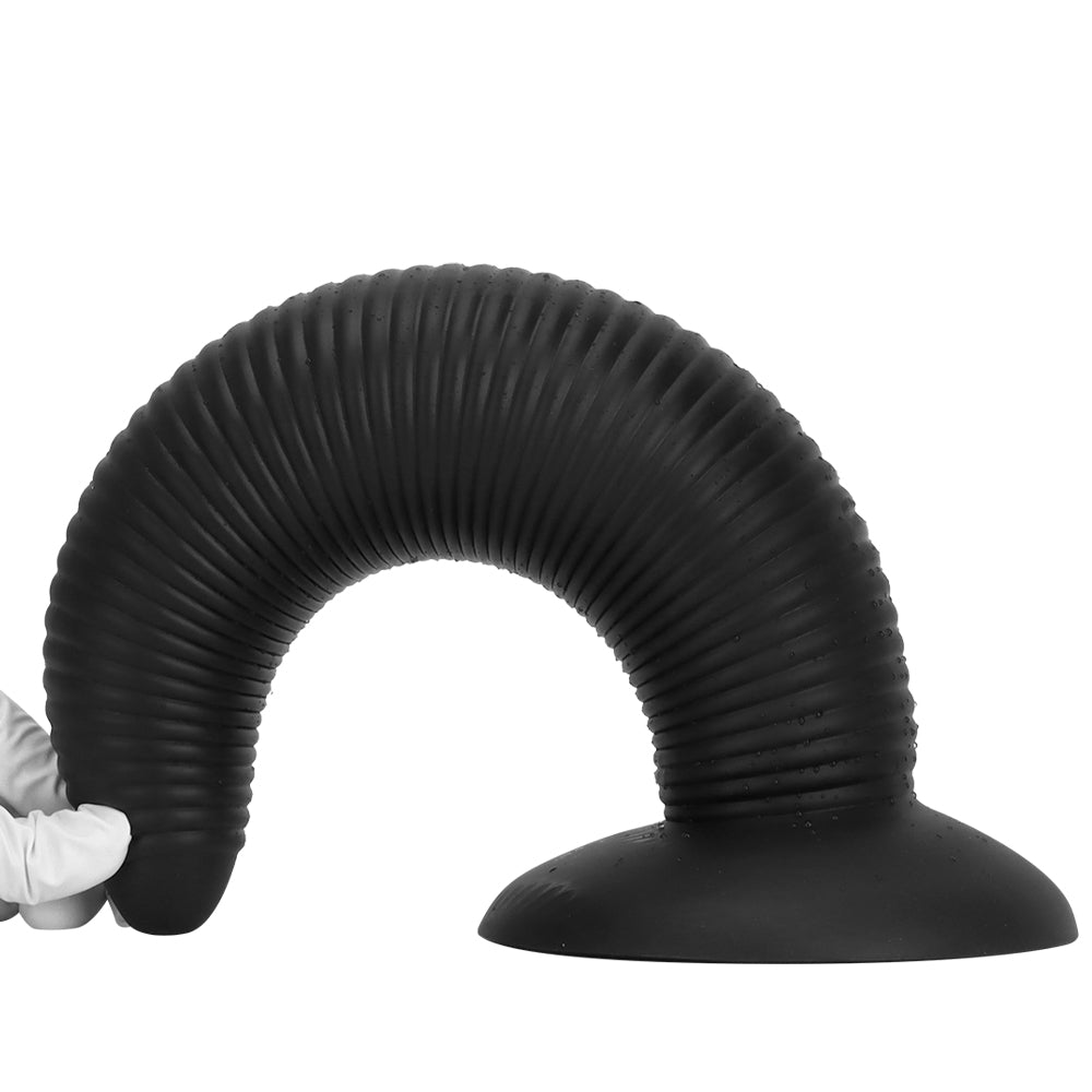 Gros Gode Ventouse Noir Nervuré 35,6 cm