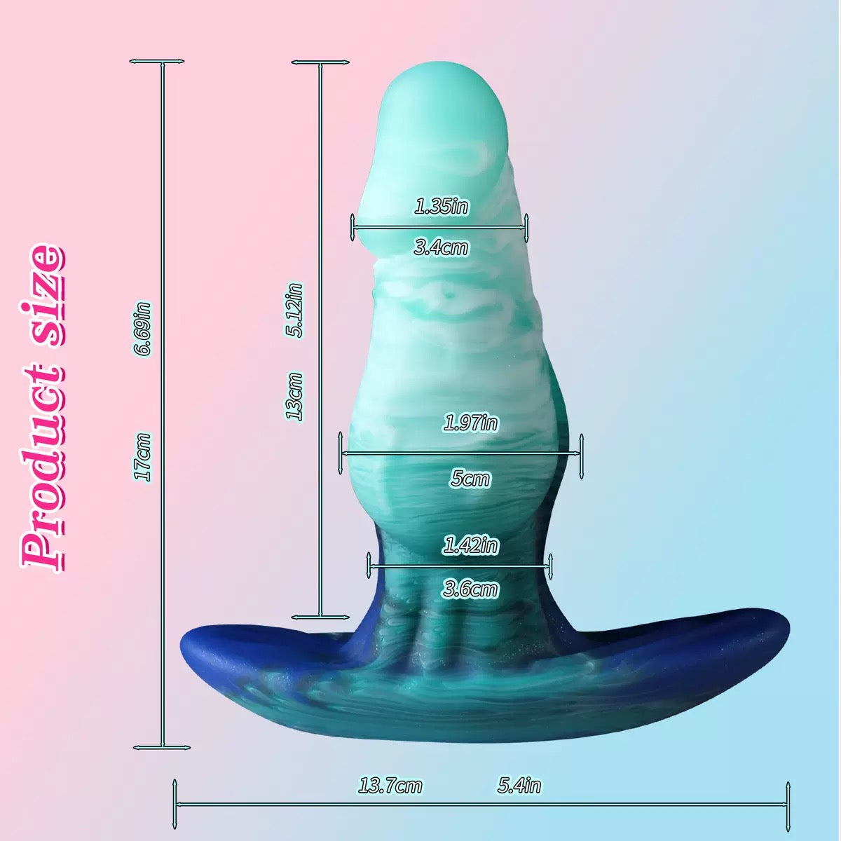 Kit Plug Anal Fantasy Knot Dégradé En Silicone