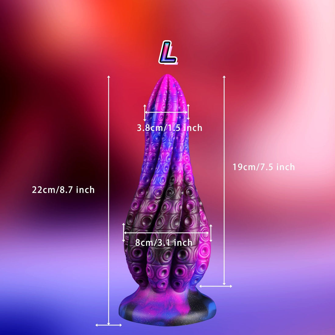 Souple Silicone Tentacule Gros Plug Anal