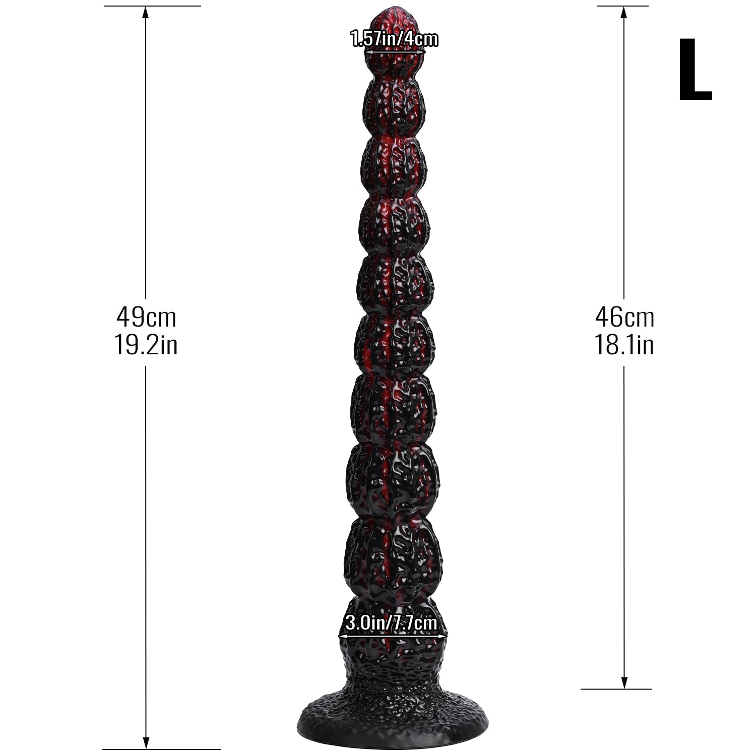 Perles Souples Silicone Monster Long Gode Anal
