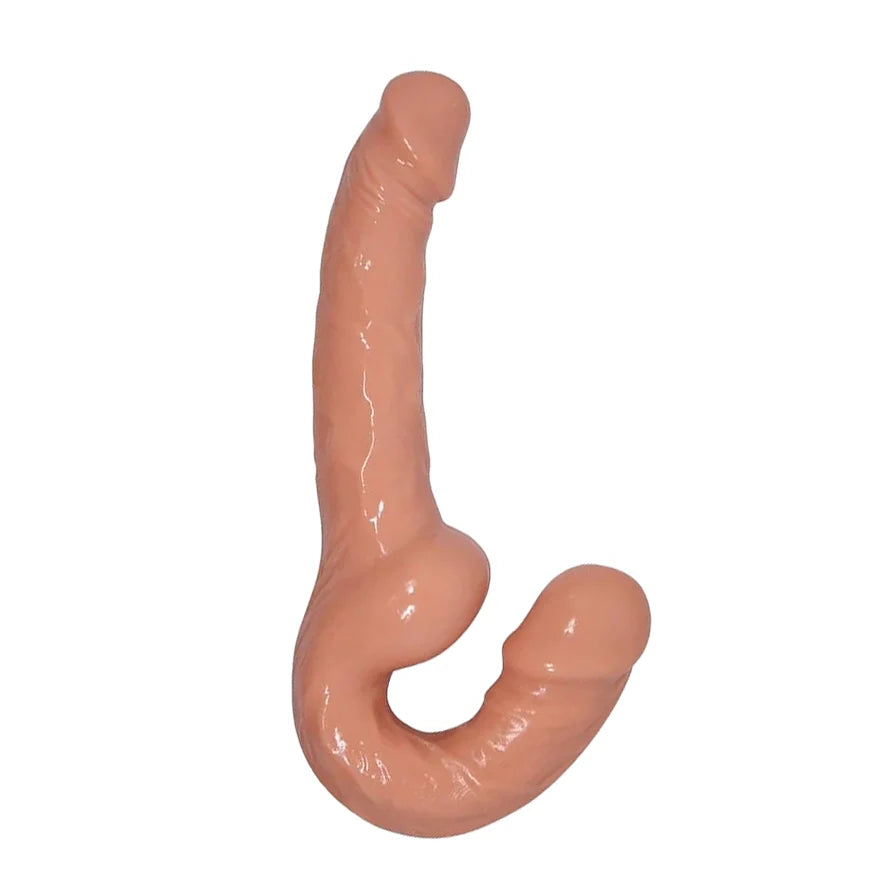 Petit Réaliste Silicone Double Gode Sans Harnais