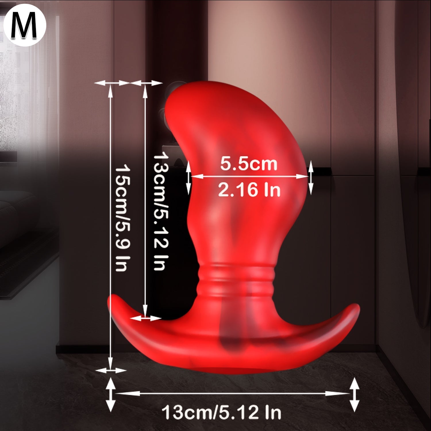 Rouge à Boule en Silicone Plug Anal XXL