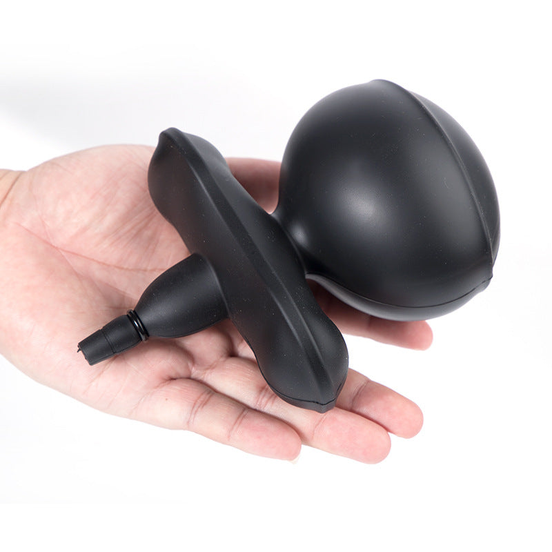 Bâillon Gonflable Papillon en Silicone avec Pompe Amovible