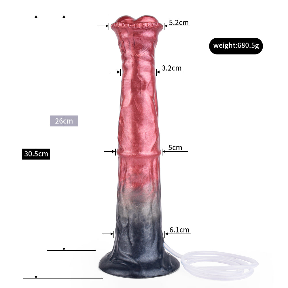 Gode 30 cm Cheval Éjaculateur Fantasy Anal