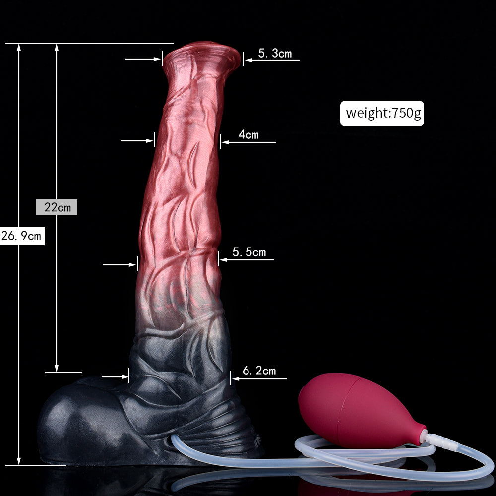 25,4 Cm Silicone Liquide Fantasy Gode Éjaculateur