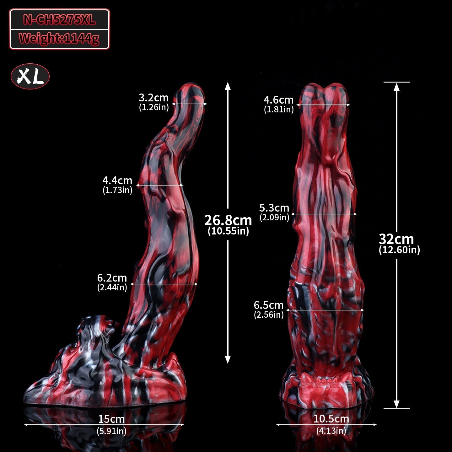 Gode Langue Chien American Bully En Silicone