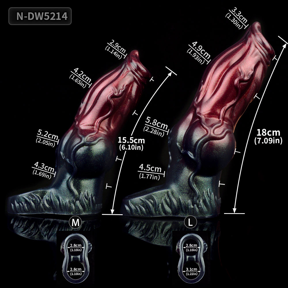 Gaine Pénienne En Silicone Knot Loup