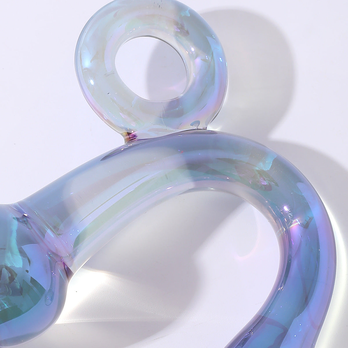 Gode en Verre Point G et Clitoridien