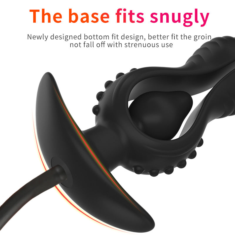 Plug Anal Gonflable XXL Noir en Silicone