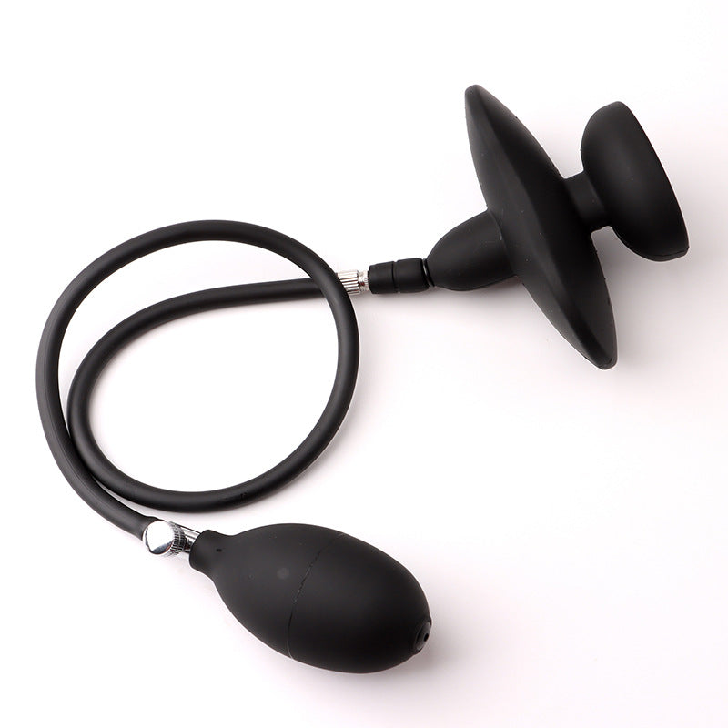 Bâillon Gonflable Papillon en Silicone avec Pompe Amovible