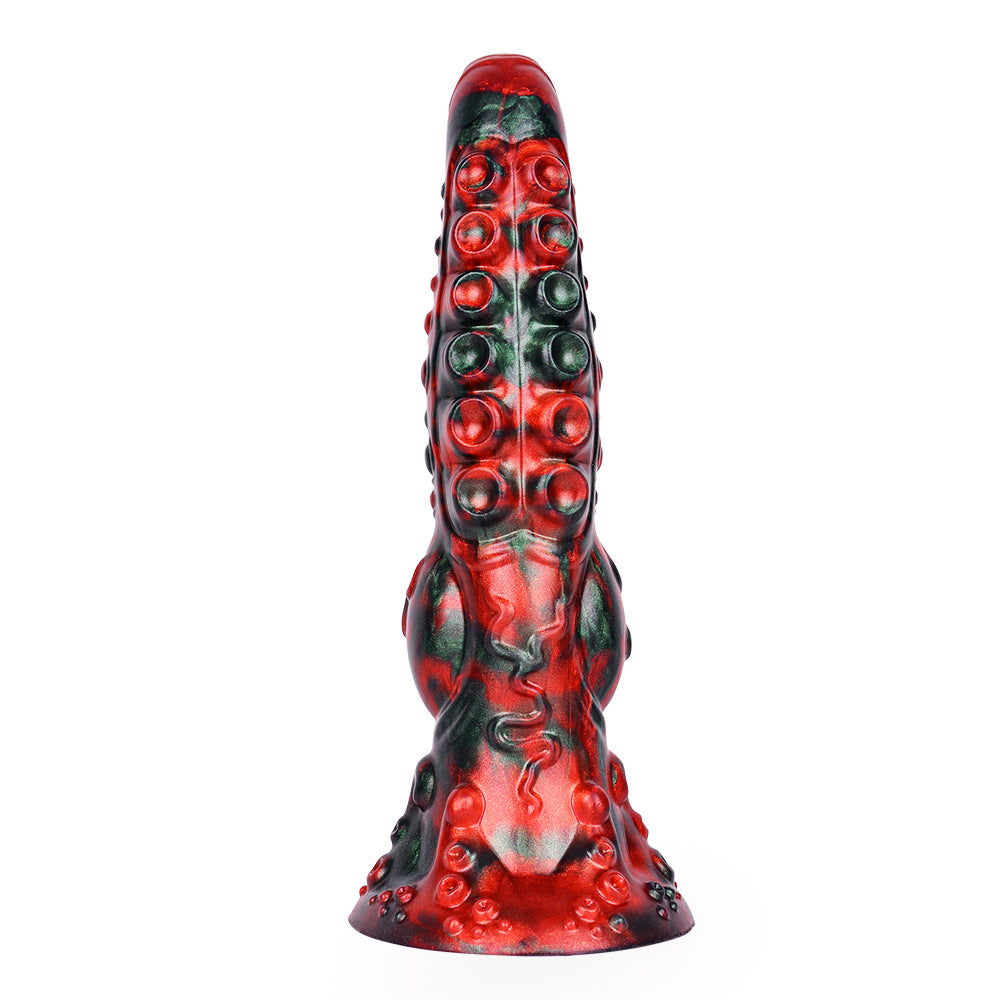 24,5 Cm Gode Tentacule Fantasy À Ventouse Avec Knot