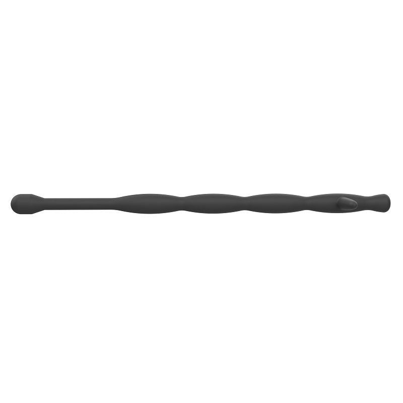 Plug Urétral Noir en Silicone pour Dilatation