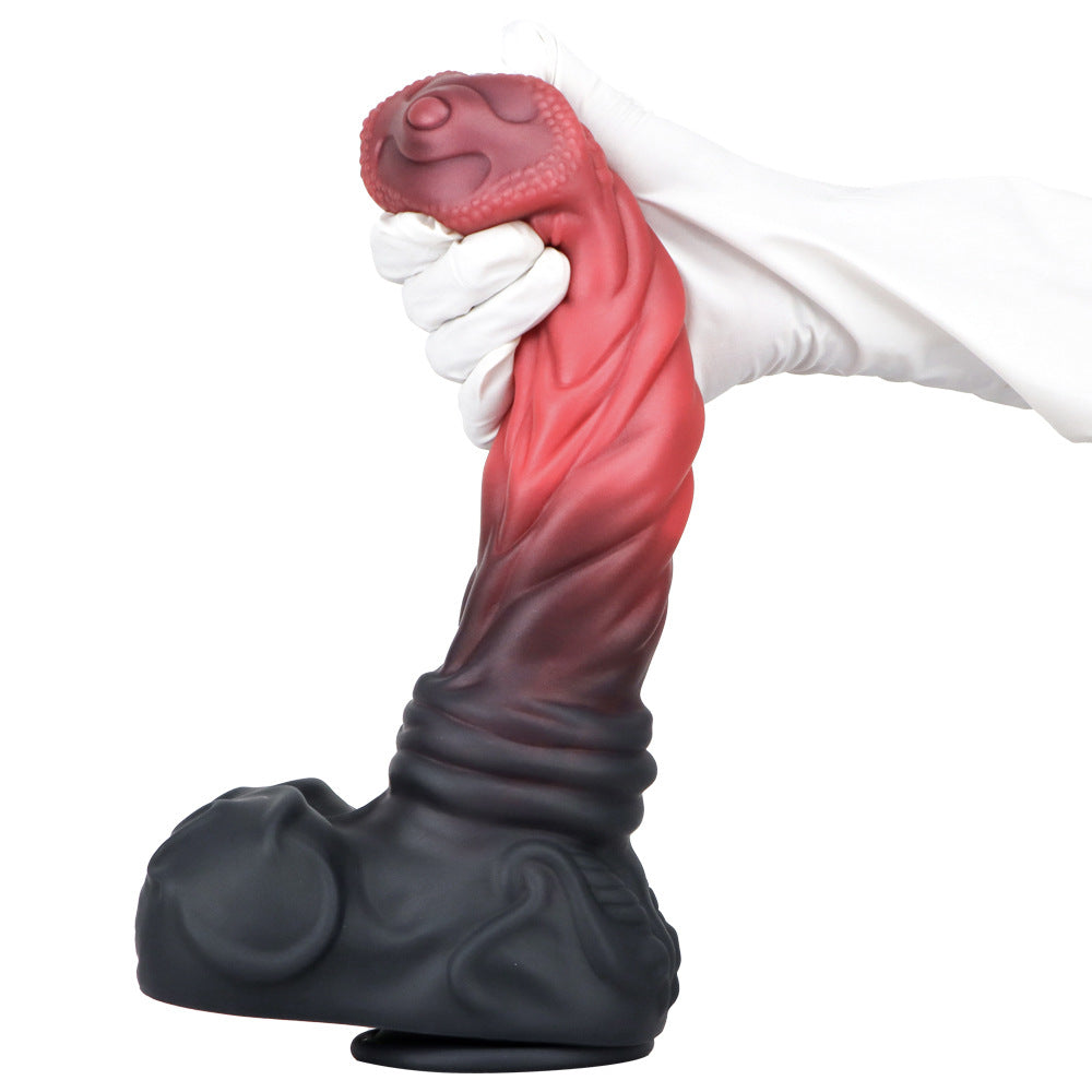 Gros Gode Cheval Fantasy Texturé en Silicone