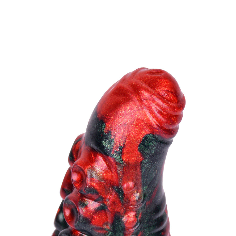24,5 Cm Gode Tentacule Fantasy À Ventouse Avec Knot