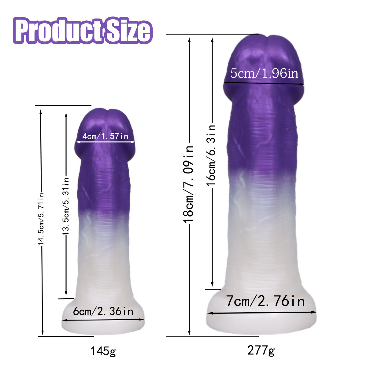 Petit Gode Anal Violet à Tête Champignon
