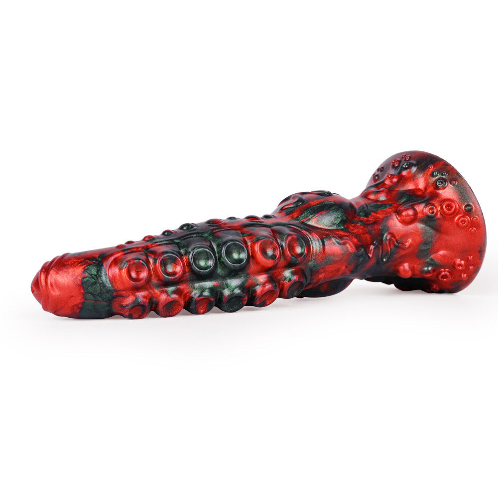24,5 Cm Gode Tentacule Fantasy À Ventouse Avec Knot