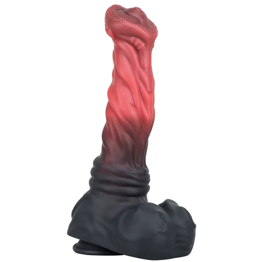 Gros Gode Cheval Fantasy Texturé en Silicone