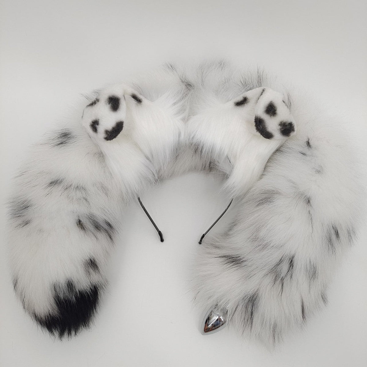Blanc Kit Plug Anal Queue de Chien