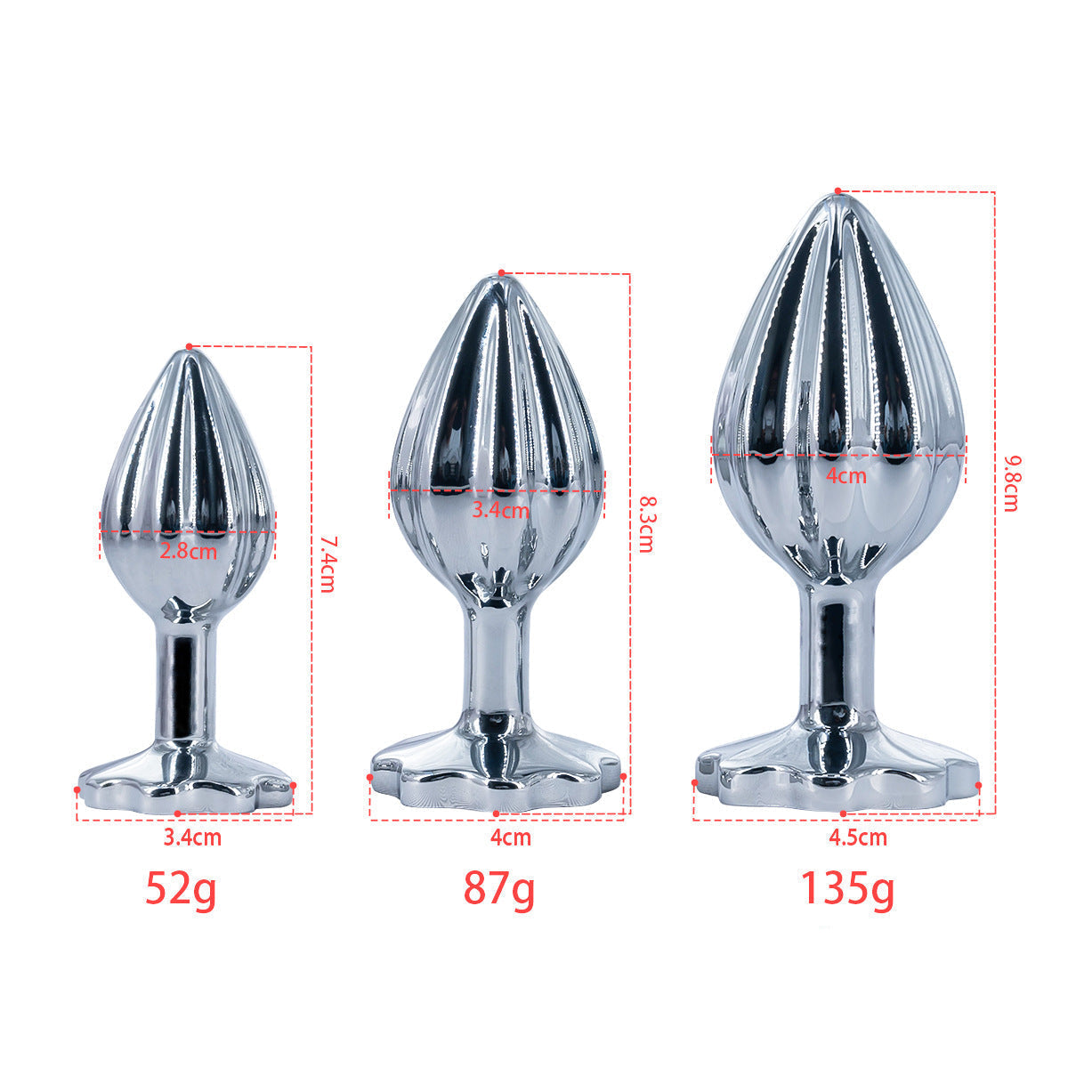 Violet Fleur Prunier Plug Anal Diamant