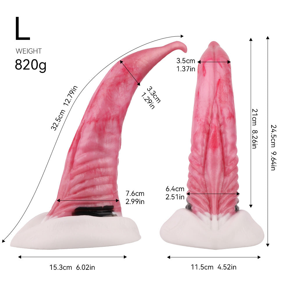 Dauphin Effilé Silicone Ventouse Gode Fantaisie