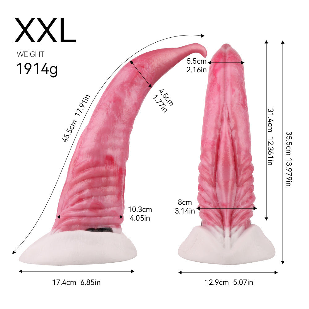 Dauphin Effilé Silicone Ventouse Gode Fantaisie