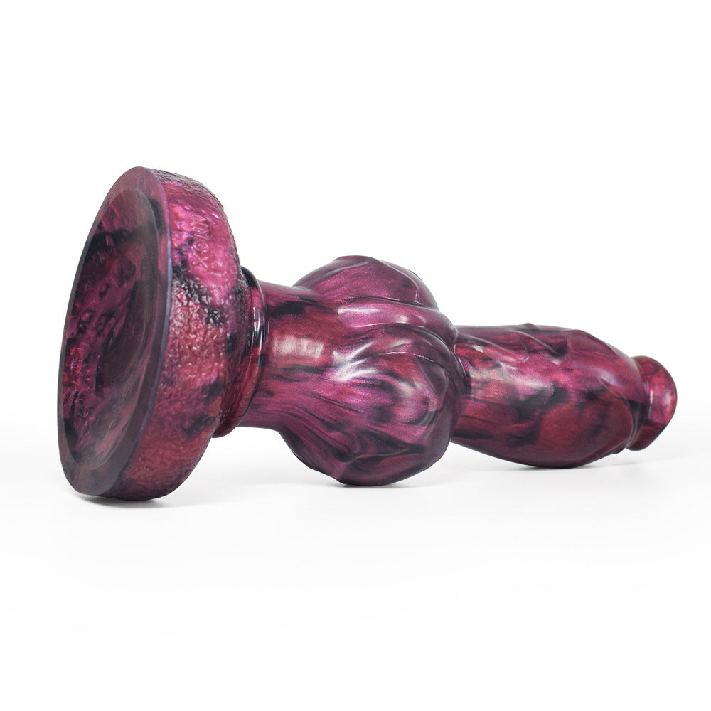 Gros Gode Ceinture Loup Silicone avec Nœud