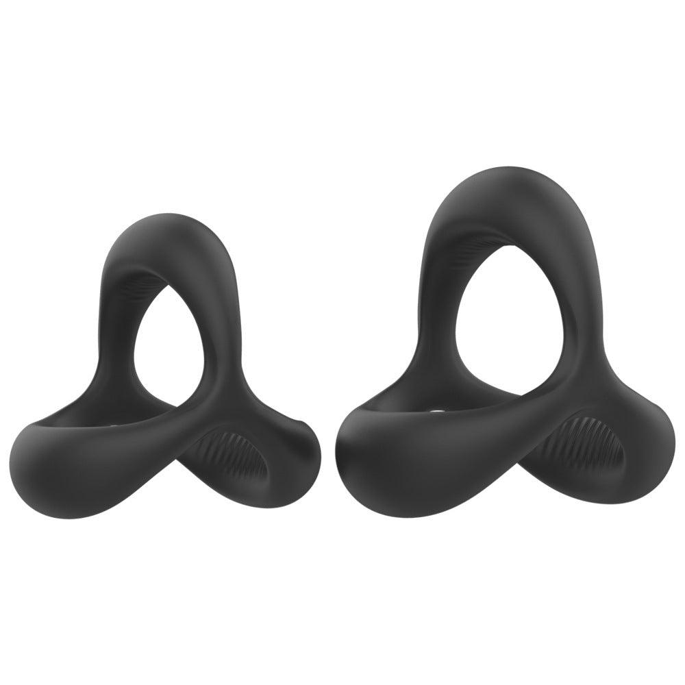 Anneau Pénien Rehausseur En Silicone Avec Effet Retardant