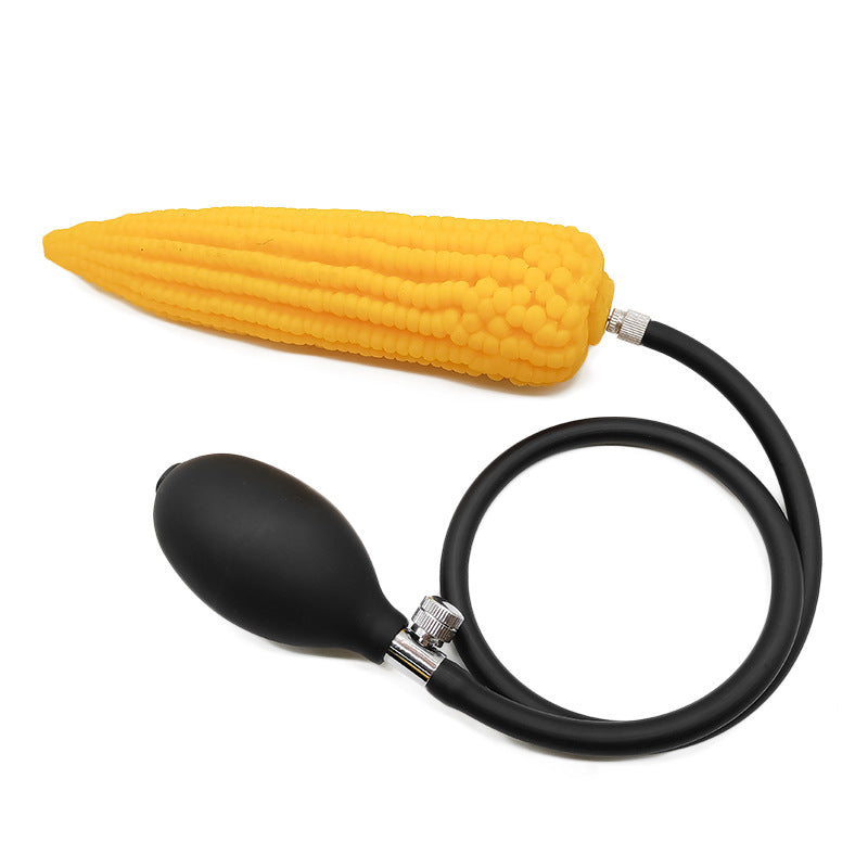 20 CM Silicone Maïs Plug Anal Gonflable
