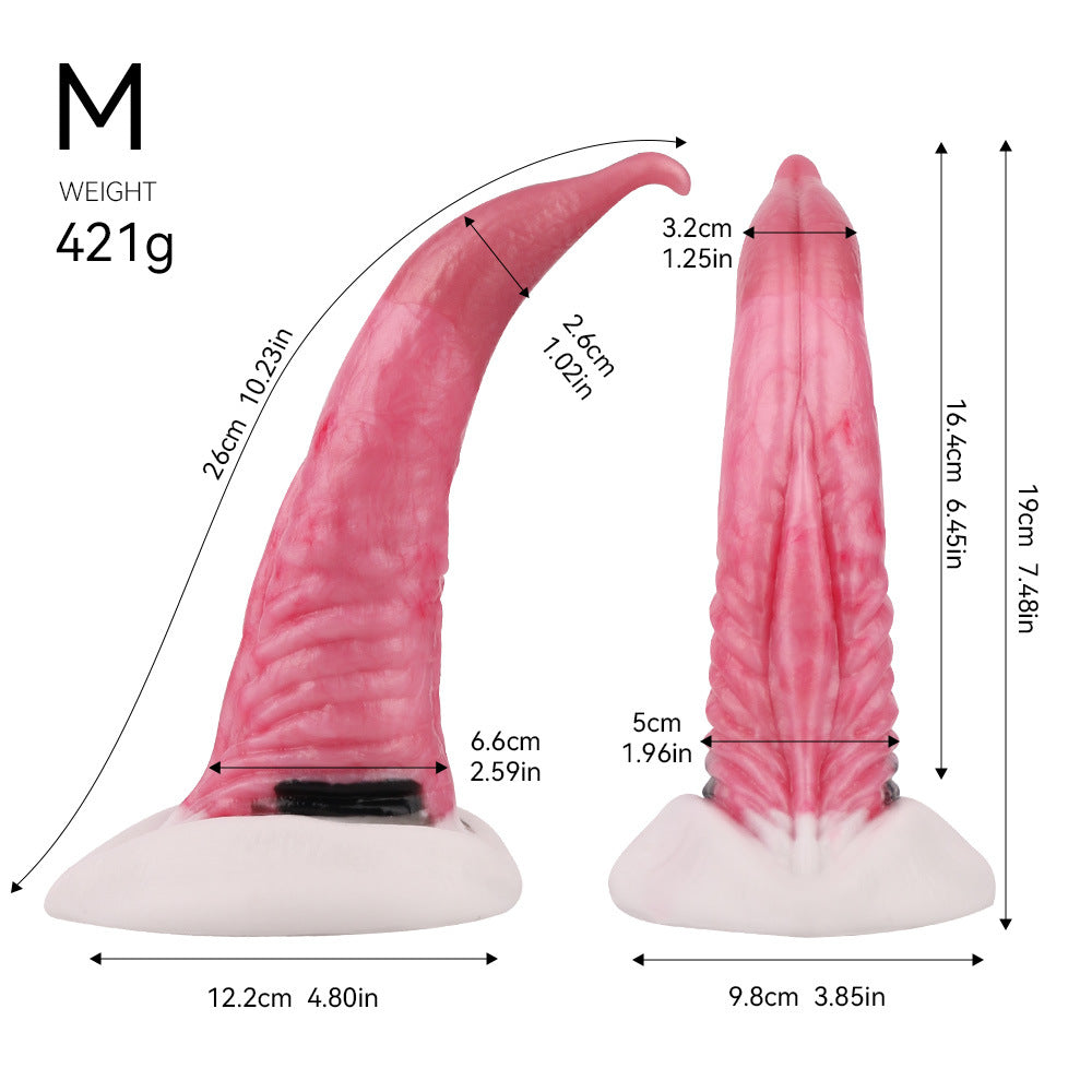 Dauphin Effilé Silicone Ventouse Gode Fantaisie
