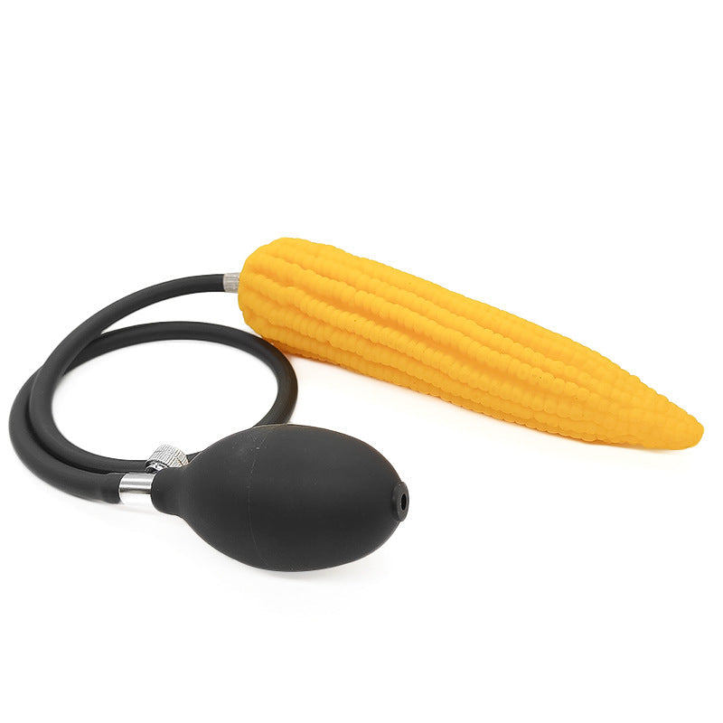 20 CM Silicone Maïs Plug Anal Gonflable