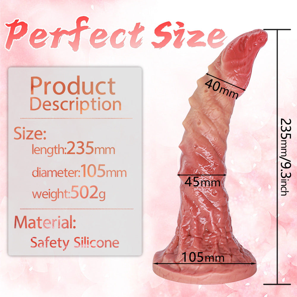 Gode Anal Réaliste Texturé Fantasy 23,6 CM