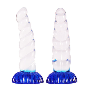 Gode Licorne Transparent Nervuré Fantaisie Jelly