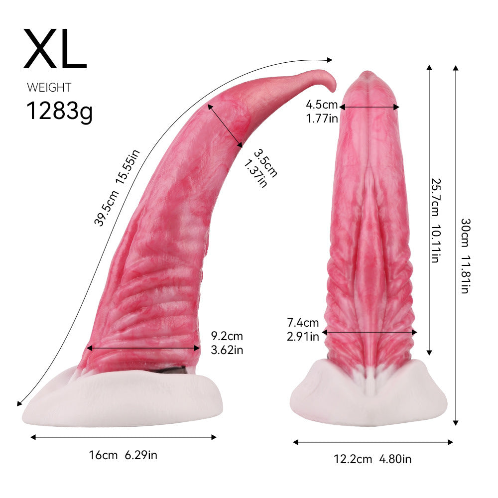 Dauphin Effilé Silicone Ventouse Gode Fantaisie